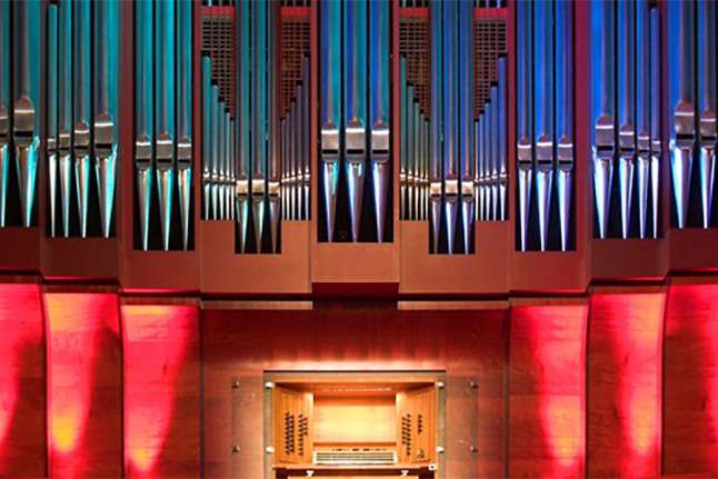 rieger organ Christchurch Town Hall